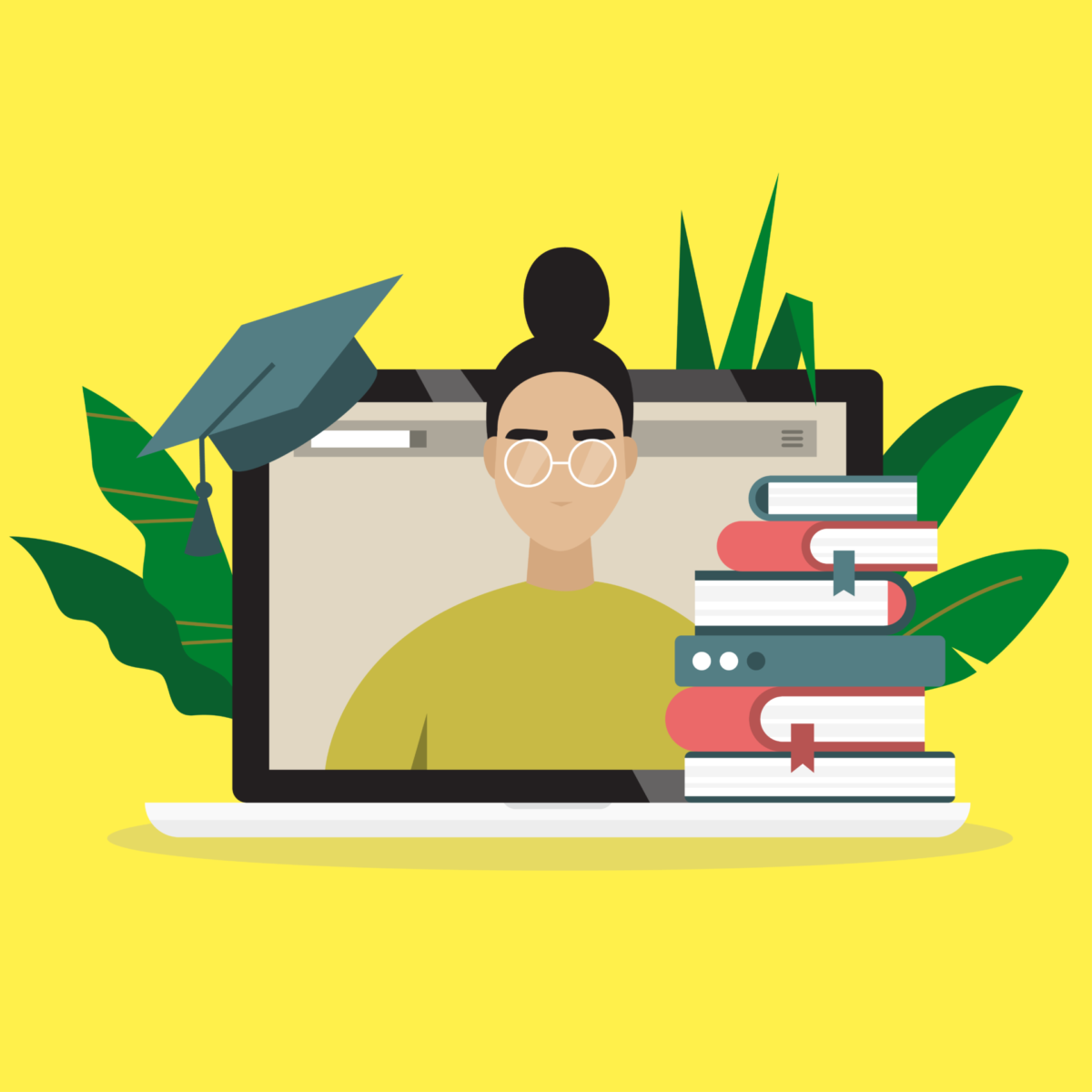 HSG Illustration Online Education Weiblich RGB 1200X1200